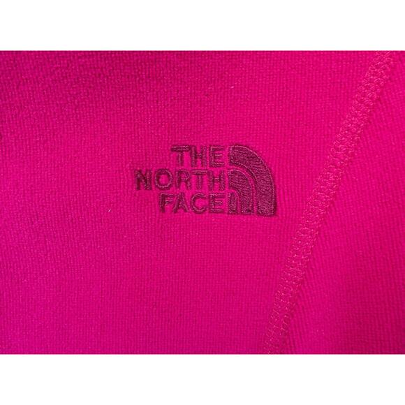 The North Face Jacket Womens Small Fuchsia Pink Full Zip Hooded Fleece Gorpcore - Picture 7 of 12